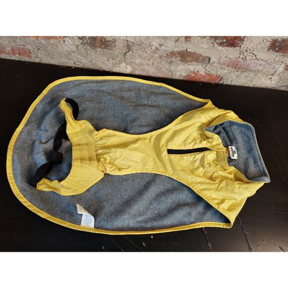 Dog Whisperer Rain Jacket Size XL Yellow F - Picture 3 of 4
